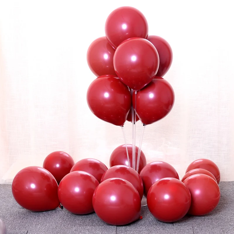 

balloons 20pcs jewel red macaron scene layout ative air birthday party ations ballon wedding delivers wedding