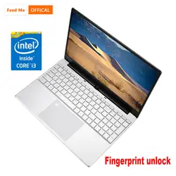 Feed me 4 Гб ОЗУ 64 Гб EMMC 15,6 дюймов Intel четырехъядерный CPU Windows 10 система 1920*1080 P ips экран нетбук ноутбук компьютер