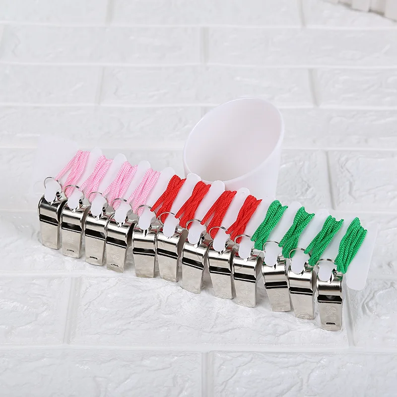 Metal Referee Outdoor Whistle Wild Survival High-Frequency Police