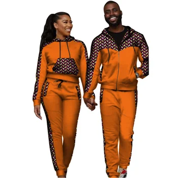 Bimbo 2Pcs African Couple Clothes