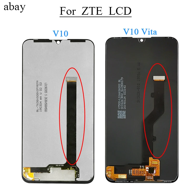 ЖК-дисплей 6 26 дюйма для ZTE Blade V10 в 10 / Vita с сенсорным экраном оцифровщик сборе