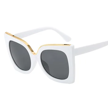 

Brand Design Decorative Metal Frame Men's Sunglasses Hipster Glasses Fashion Women's Shading Lens Sunglasses Wild Style