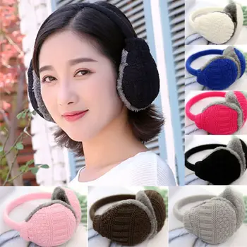 

New Men Women Winter Warm Earmuffs Unisex Ear Muffs Winter Ear Warmers Fleece Ear Warmer Men's Womens Behind the Head Band