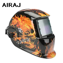 AIRAJ мотоциклетный шлем на солнечной батарее автоматический затемняющий чехол многофункциональная Регулируемая наружная дуговая Сварочная маска