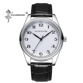

Men's Classic Belt Stainless Steel Quartz Watch Business Casual Surfing Men's Crown Watch Fashion Big Digital Piano Scale Watch