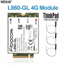 L860 GL carte WWAN Fibocom pour Lenovo Thinkpad X1 7th 8th X1 Yoga 4th T490 T14 P14s T14s X13 P15s T15g 01AX796 module 4G LTE