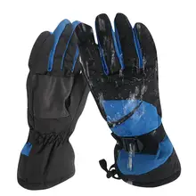 Женские Мужские Зимние теплые зимние спортивные водонепроницаемые противоскользящие перчатки для отдыха на природе перчатки для велоспорта guantes непроницаемые W