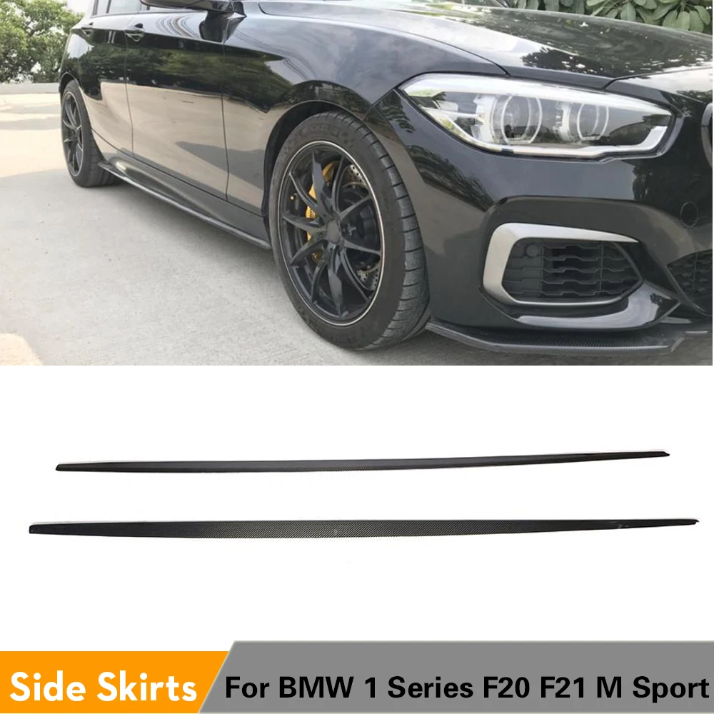 Боковой бампер для BMW F20 M Tech Sport 118i 120i 2015 2018 1 серия удлинитель из углеродного