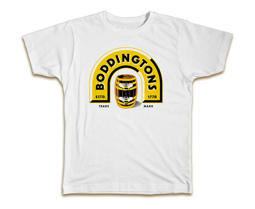 Boddingtons пользовательские мужские футболки тройник New новинка белая футболка из