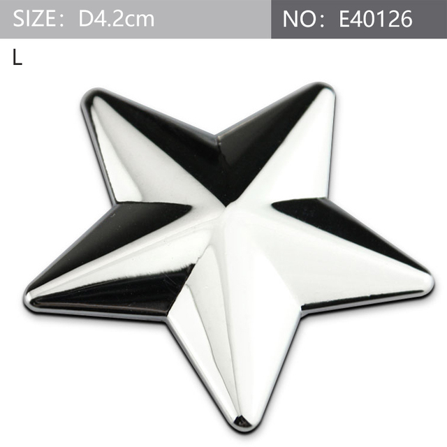 Car Stickers Badge Emblem 3d Metal Decoration Love Star Styling Decal For Car Body DIY Exterior Motorcycle Accessories