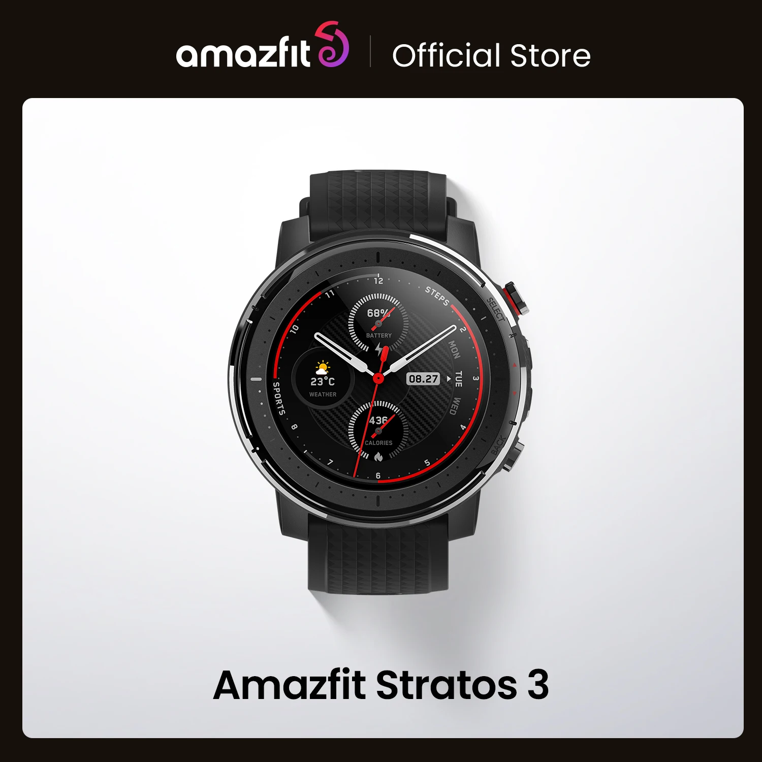 IN Stock Global Version New Amazfit Stratos 3 Smart Watch GPS 5ATM Bluetooth Music Dual Mode 14 Days Smartwatch For Android 2019|Smart Watches| - AliExpress