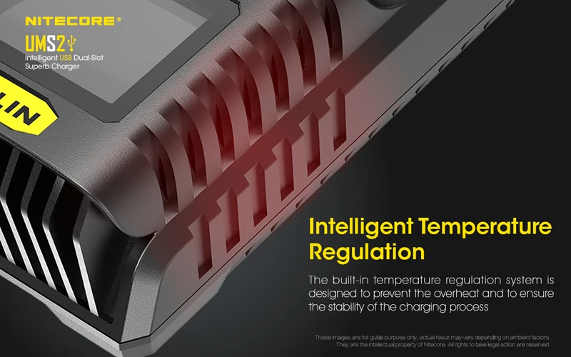 NITECORE UMS2 Dual-slot Superb Intelligent USB Charger (22)