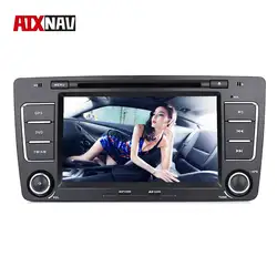 Авторадио Bluetooth Автомобильный dvd-плеер туристическое зеркало навигатора ссылка Автомобильный мультимедийный плеер для Volkswagen Skoda Octavia 2 Din