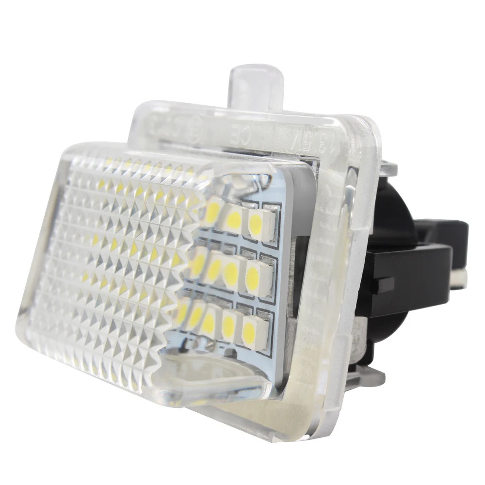 

LEEPEE For Benz A Pair Car Styling Light Source 18 LEDs 3W Number Plate Light