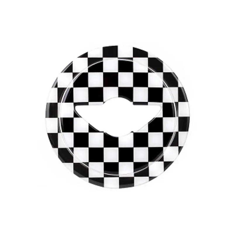 KJAUTOMAX For Mini Cooper R55 R56 R57 R58 R59 R60 R61 Epoxy Resin Steering Wheel Sticker 3D Multi Style Crystal Glue - Название цвета: 3