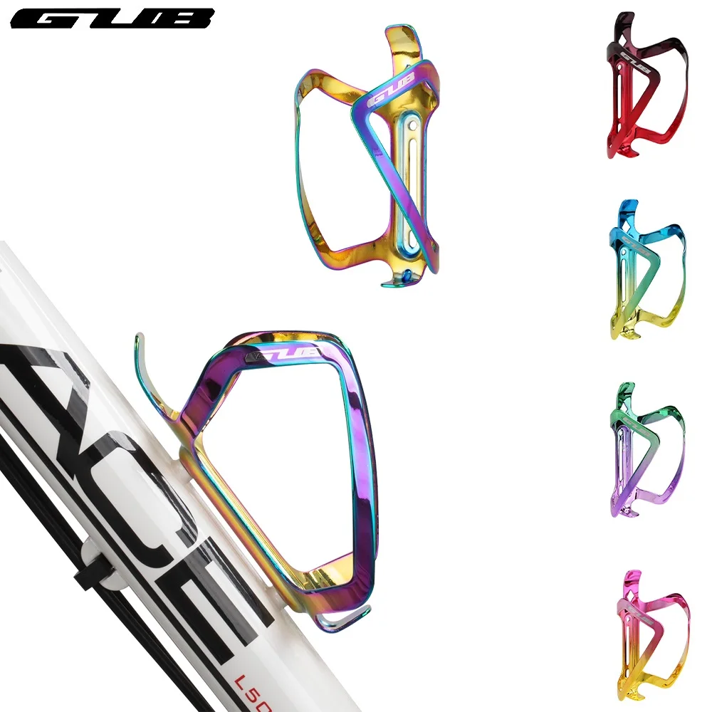 GUB Dazzle Color Bicycle Water Bottle Cage MTB Bottle Mount Rack Holder Road Bike Cycling Aluminum Alloy Bidon Cage Holder Mount GUB Dazzle Color Bicycle Water Bottle Cage MTB Bottle Mount Rack Holder Road Bike Cycling Aluminum Alloy Bidon Cage Holder Mount