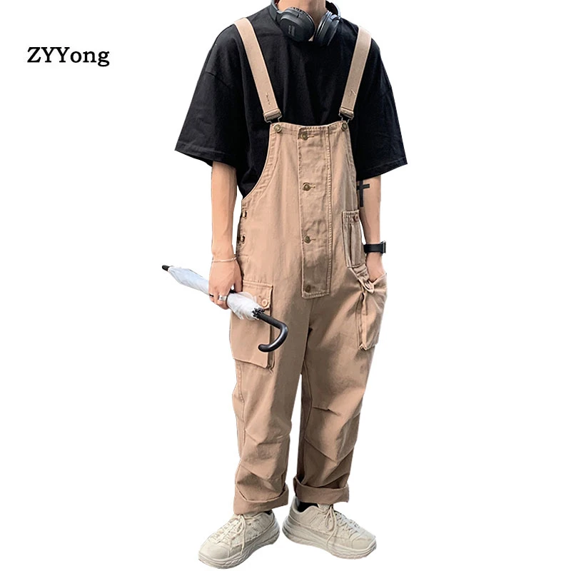 suspender cargo pants