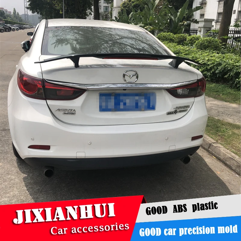 Для Mazda 6 спойлер ATENZA 2014 2018 TF RUIYI ABS пластик Материал заднее крыло автомобиля Цвет