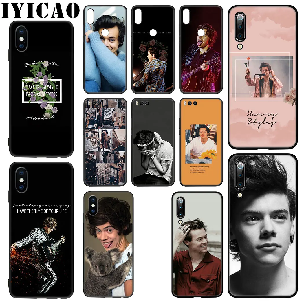Мягкий чехол IYICAO Singer Harry Styles для Xiaomi Mi 10 9 8 A3 A2 9T Pro Lite A1 CC9 CC9E 5X 6X |
