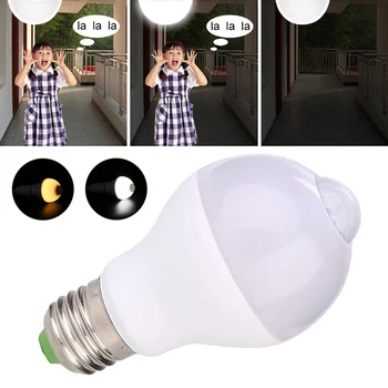 

E27 14LEDs Bulb Lamp Infrared Motion Sensor Light Control Hallway Stair
