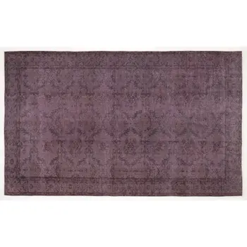 

Handmade Purple Vintage Overdyed Turkish Area Rug 170x283 Cm-5'7''X9'3''