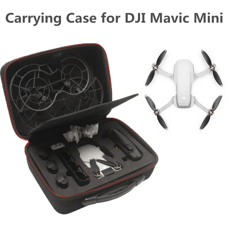 Mega Discount REZ Portable Shoulder Bag EVA for DJI Mavic Mini Travel Carrying Case Nylon Handbag Box for Mavic Mini Drone Accessories 