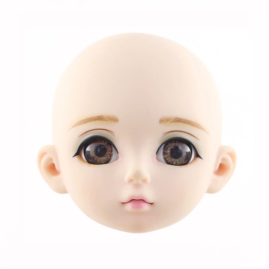 AI-B113-B Head BJD макияж Lori 60 см кукла без одежды простая голова моделирование 3D настоящая голова глаза кукла игрушка модель подарок на день рождения - Цвет: AI-B113-B Head