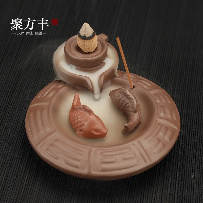 

2019 Direct Selling Rushed Incense Burner Decoracion Hogar Encens Incenso Sand Backflow Cigarette Furnace Ceramic Aromatherapy