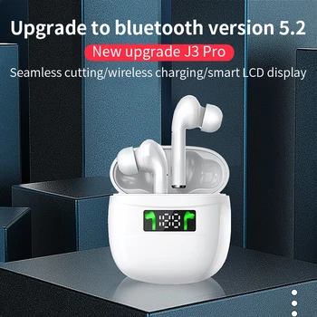 

New J3 Tws Wireless earphones Bluetooth Headset Sport Earphone Touch Control Bluetooth 5.2 LED Display Headphone For All Phone