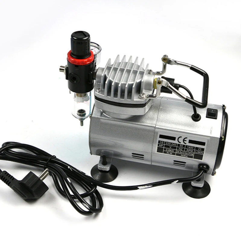 de aerógrafo silencioso para pintura de uñas, bomba de para tatuaje, manicura, pulverización|Accesorios para eléctricas| - AliExpress