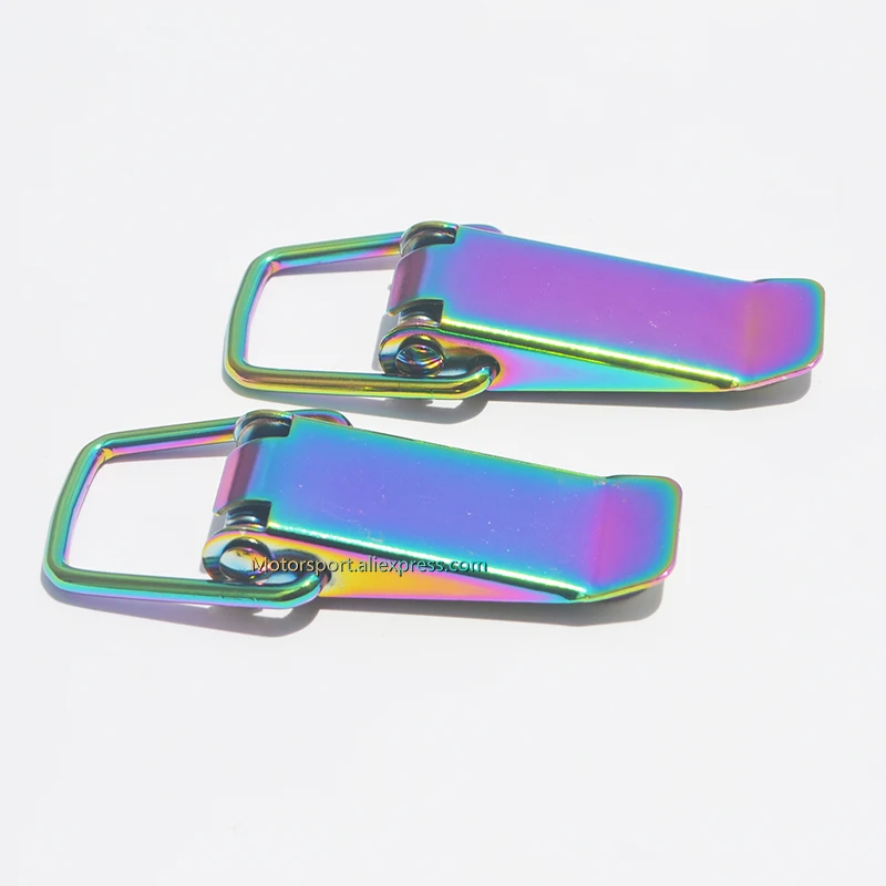 

Universal Security Hood Lock Clip Kit Quick Release Hook Lock Clip For Racing Car Truck Accessories