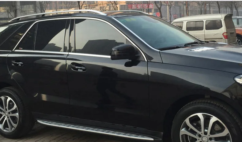 Внешняя крышка подоконника из нержавеющей стали для mercedes benz ML300 ML350 ML250 GLE320 GLE350 GLE400 2012- стайлинга автомобилей