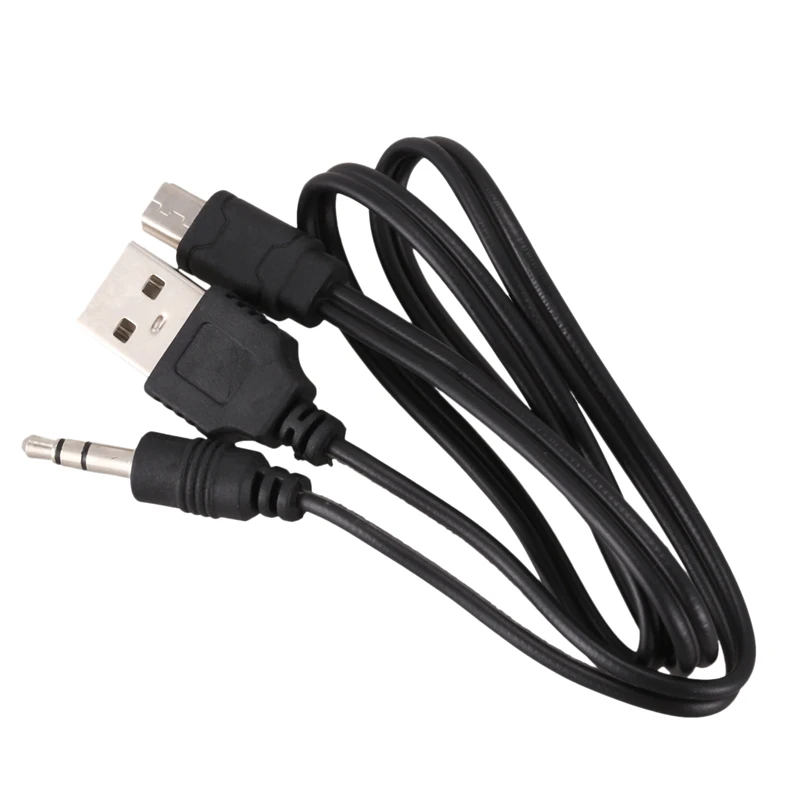 USB 2,0 для Mini A папа 3,5 мм разъем кабель для передачи данных и аудио 45 см 2 шт