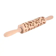 35/43 см для ухода за ребенком для мам Рождество массажный стол Снежинка ролик прокрутки тиснильный валик Рождество Кухня для выпечки печенья дропшиппинг