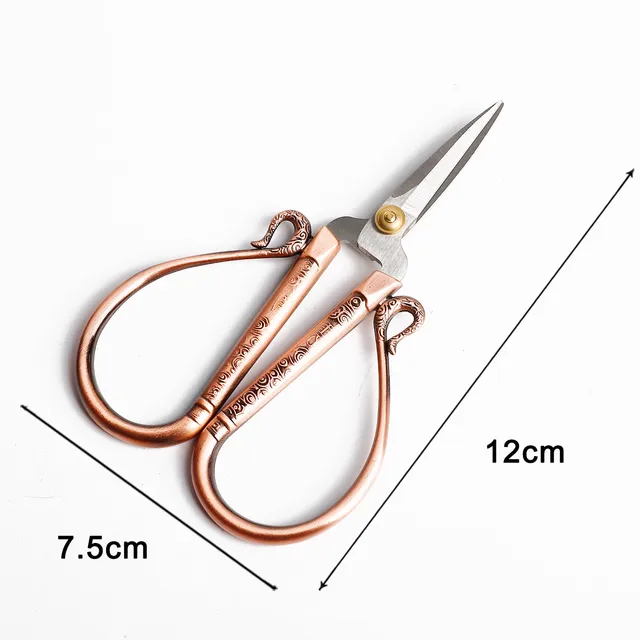 Vintage Stainless Steel Tailor Yarn Trim Cut cross stitch Scissor fabric Needlework Embroidery Thread knitting tool Sewing Tool 23