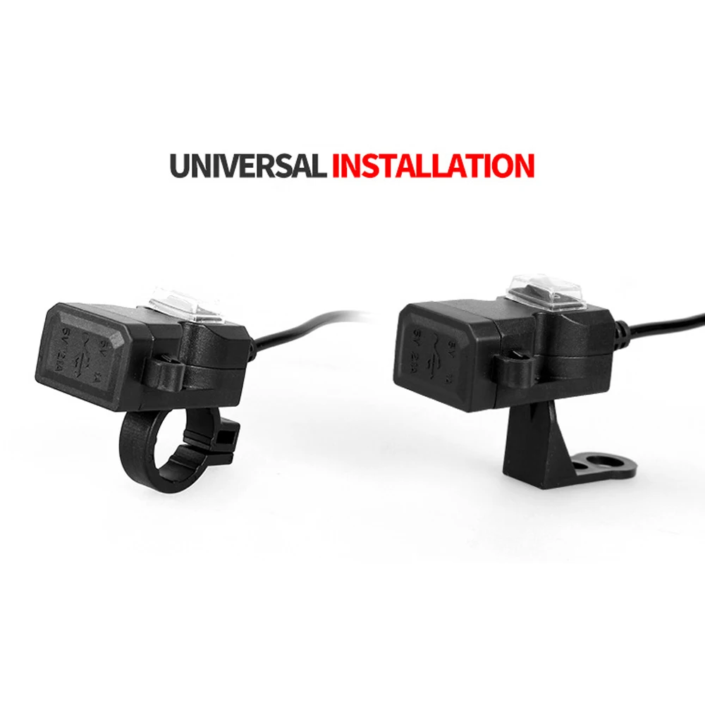Прочный мотоцикл двойной USB зарядное устройство маленькая Талия автомобиль скутер автомобиль мобильный телефон зарядное устройство практичный мотоцикл мобильный телефон зарядное устройство