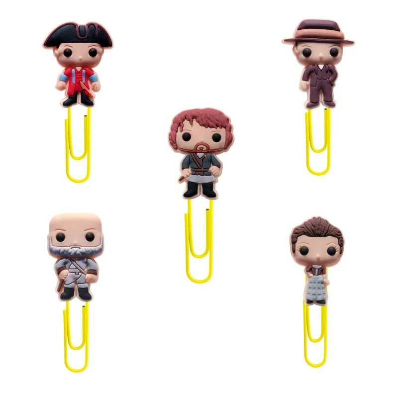 25 шт Outlander Bookmarks для книг Фэнтези бумажные зажимы для студентов учительницы Клэр Джейми закладки для книг держатель страницы детский подарок - Цвет: 4076 25pcs