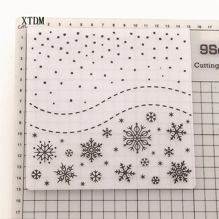 Easter plastic snowflake template craft card making paper card album wedding decoration Embossing folders