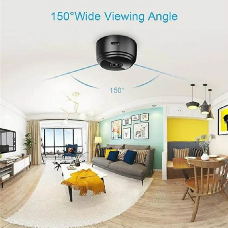A9 Mini Full-HD 1080P Small Wifi Camera Wifi IP Mini Camera IR Night Vision Micro Camera Motion Detection Camera Support TF Card