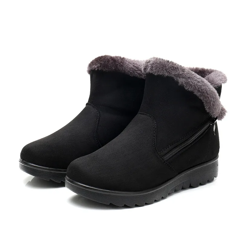 Snurulan inveno de felpa corta caliente botas