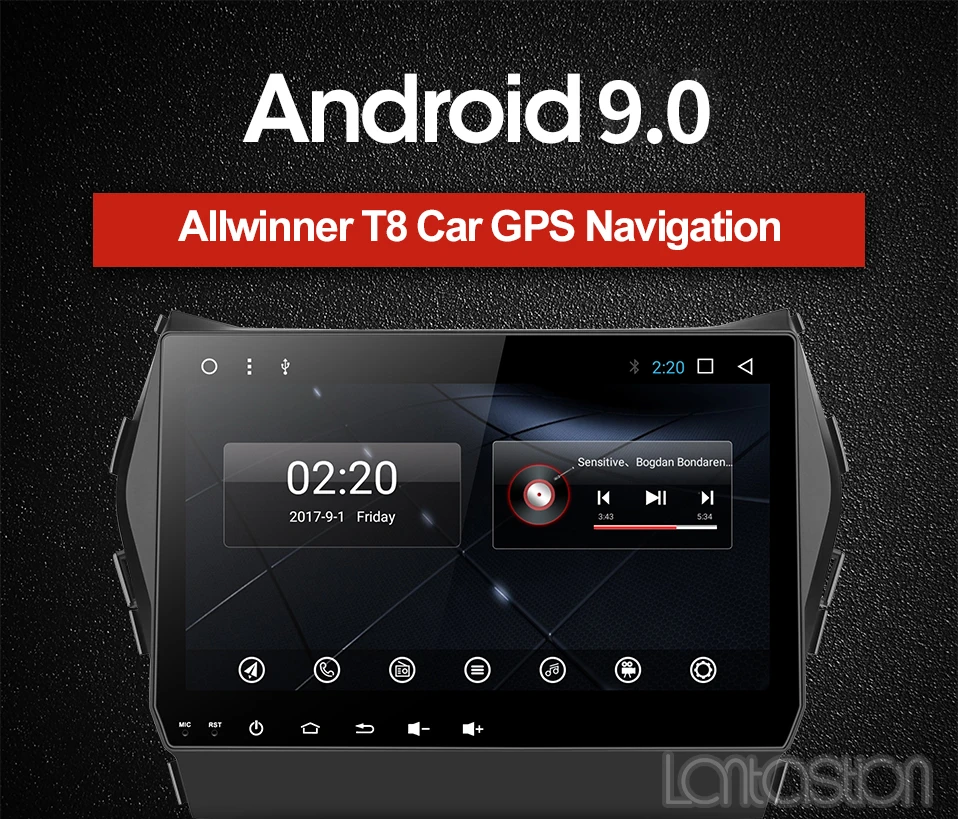 Cheap L14 Allwinnner T8 for Hyundai IX45 Santa fe 2013 2014 2015 2016 2017 18 car radio stereo navigation car multimedia player gps 0