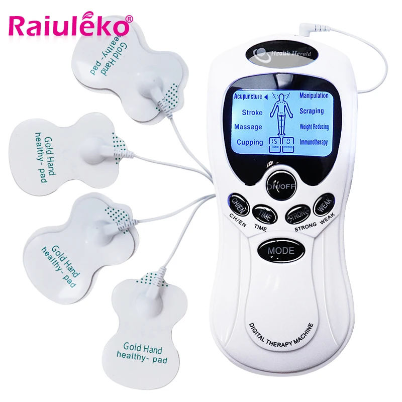 

Electric TENS Massager Digital Body Healthy Massage Device Meridian Therapy Massager Machine Muscle Massageador Acupuncture