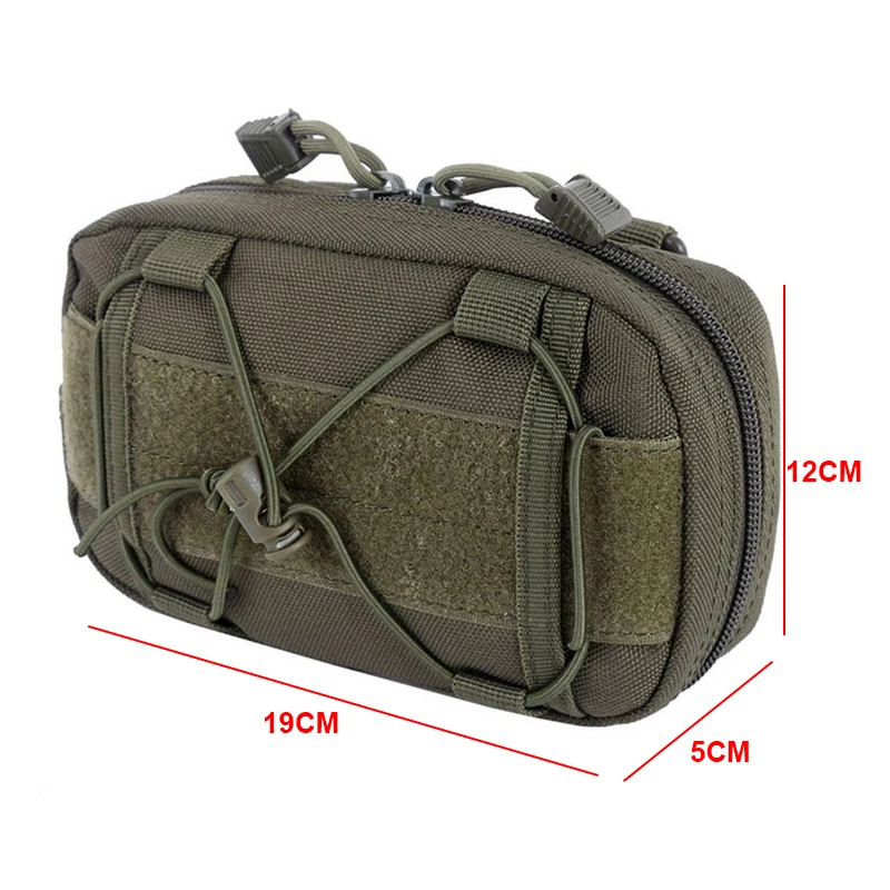 Tactical Molle Horizontal Admin Pouch Compact Utility Edc Tool Gear Gadget Waist Bag Organizer Caming Molle Pouch 6