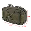 Tactical Molle Horizontal Admin Pouch Compact Utility Edc Tool Gear Gadget Waist Bag Organizer Caming Molle Pouch 6