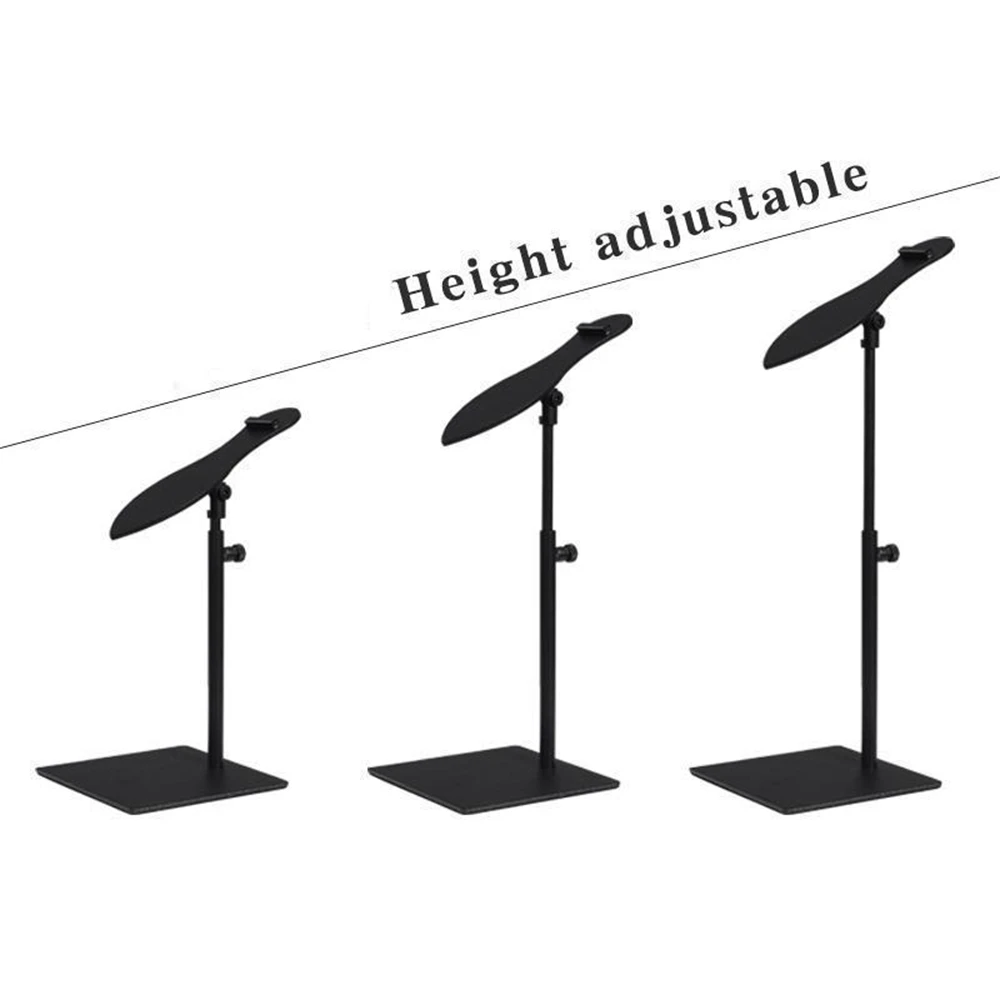 Black Stainless Steel Shoes Riser Holder Display Rack Bracket For Shelf Table Desk Top Organizer Storage Exhition