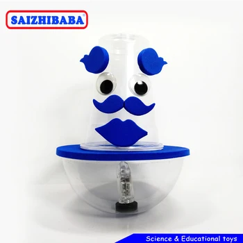 

Saizhibaba Kids Diy Flash Tumbler Toy STEM Science Experiments Material Learning Gravity Principle Educational Kit For Kids