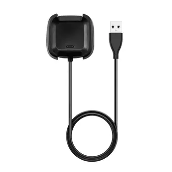 

Watch Charger Compact USB Wrist Watches Wristband Data Cable Charging Holder Bracket Stand Base For Fit bit Versa 2 Accessories