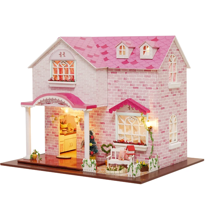 pink house toy
