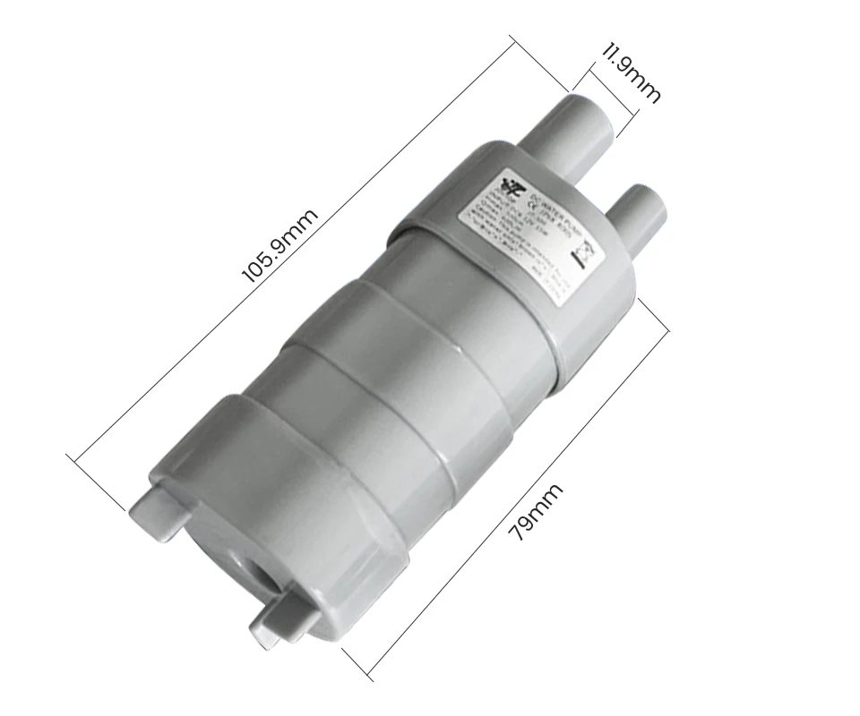 YIMAKER DC12V Бесщеточный погружной насос 5 м 600л/ч для солнечной рыбы пруд фонтан три провода высокого давления микро мотор водяной насос