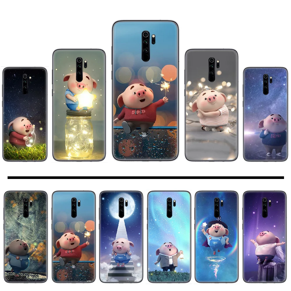 Милый чехол для телефона pig Lovebay с милыми мультяшными животными xiaomi Redmi 5 5A plus 7A 8 note